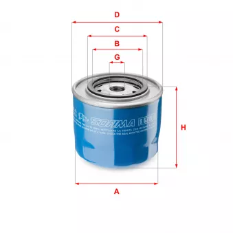 Filtre à huile SOFIMA S 5710 R