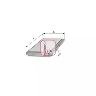 Filtre à air SOFIMA S 5830 A