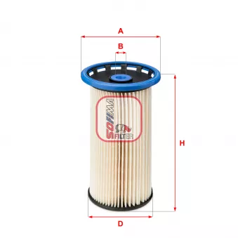 Filtre à carburant SOFIMA S 6038 NE