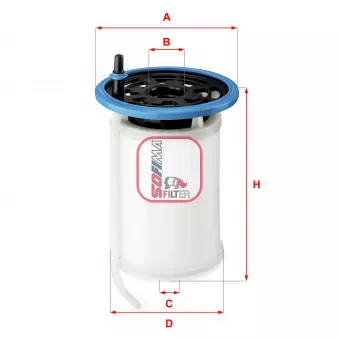 Filtre à carburant SOFIMA S 6079 NE