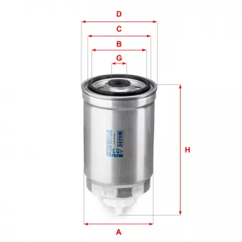 Filtre à carburant SOFIMA S 6120 NR