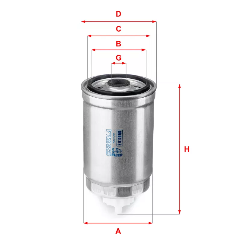 Filtre à carburant SOFIMA S 6120 NR