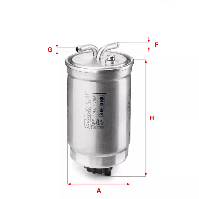 Filtre à carburant SOFIMA S 6600 NR
