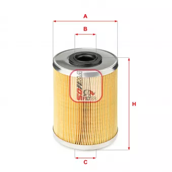 Filtre à carburant SOFIMA S 6687 N