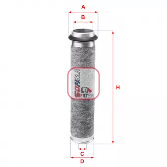 Filtre à air SOFIMA S 7166 A