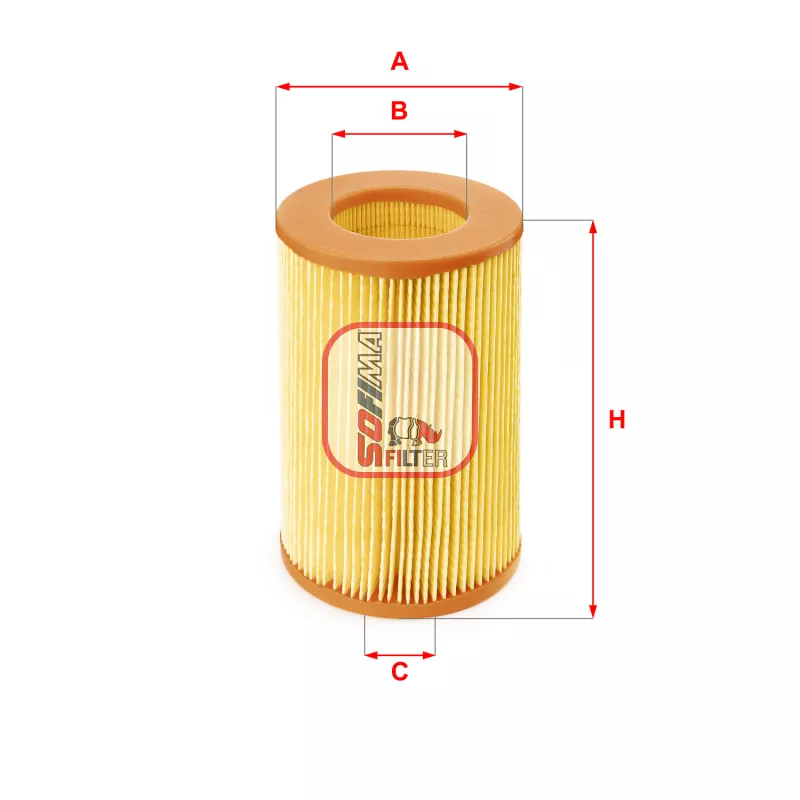 Filtre à air SOFIMA S 7386 A