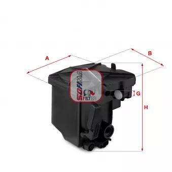 Filtre à carburant SOFIMA S 7420 NR