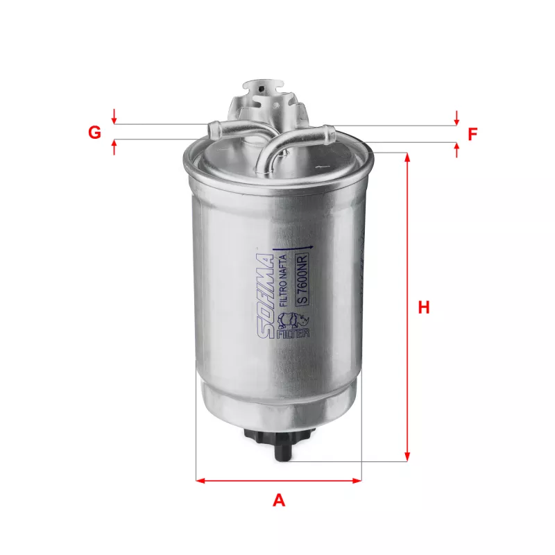 Filtre à carburant SOFIMA S 7600 NR