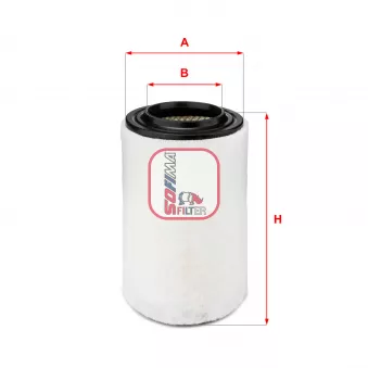 Filtre à air SOFIMA S 7629 A