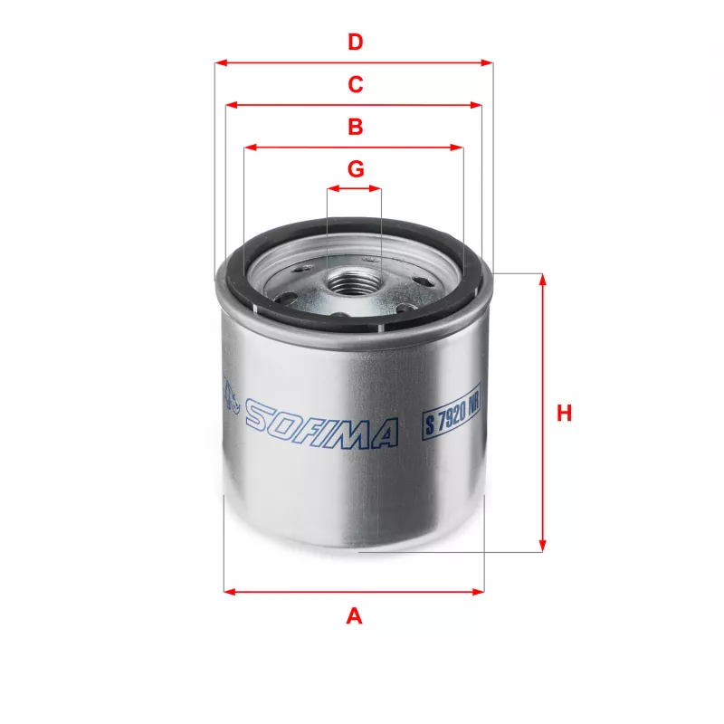 Filtre à carburant SOFIMA S 7920 NR