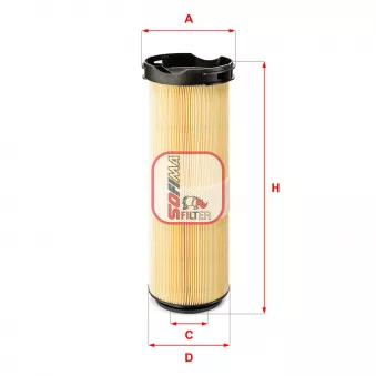 Filtre à air SOFIMA S 7A51 A