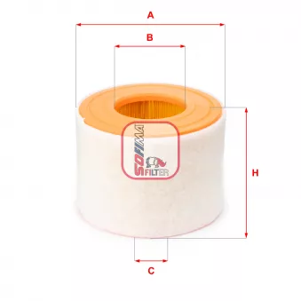 Filtre à air SOFIMA S 7A54 A
