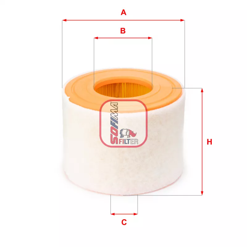 Filtre à air SOFIMA S 7A54 A