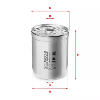 Filtre à carburant SOFIMA S 8111 NC