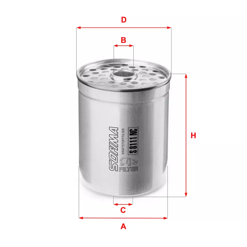 Filtre à carburant SOFIMA S 8111 NC