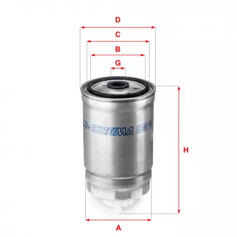 Filtre à carburant SOFIMA S 8501 NR
