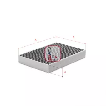 Filtre, air de l'habitacle SOFIMA S4430CA