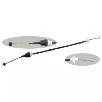 Tirette à câble, commande d'embrayage FEBI BILSTEIN 04197