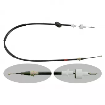 Tirette à câble, commande d'embrayage FEBI BILSTEIN 06236