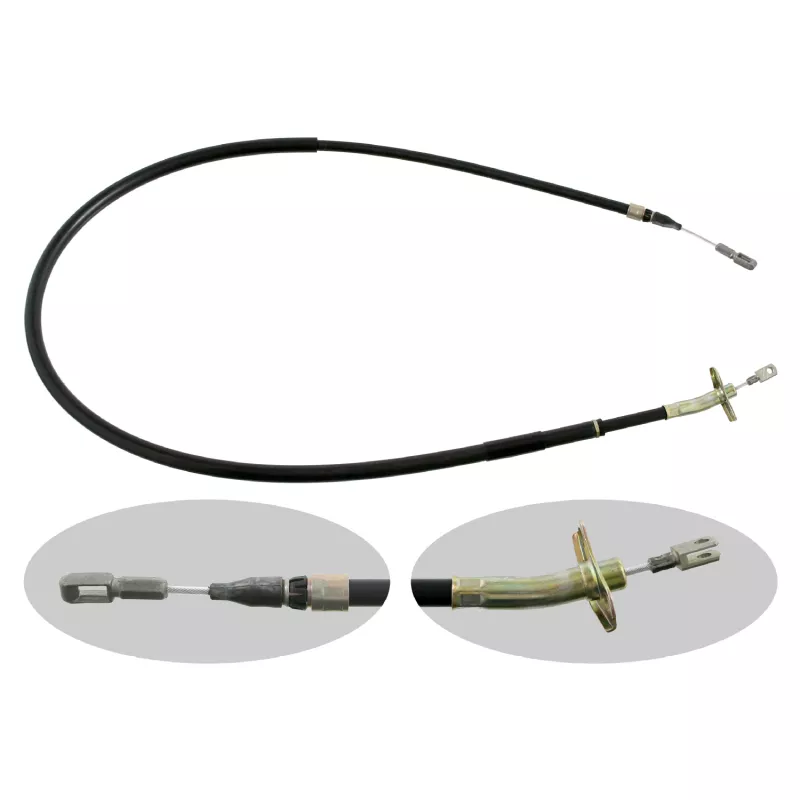 Tirette à câble, frein de stationnement arrière gauche FEBI BILSTEIN 09500