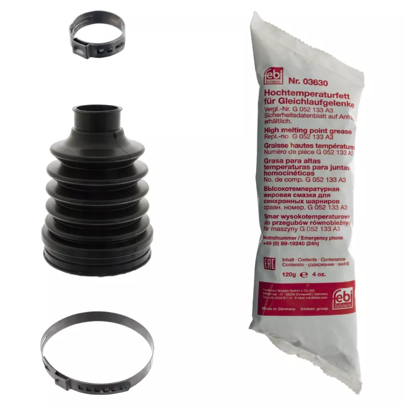 Jeu de joints-soufflets, arbre de commande avant droit FEBI BILSTEIN 100190
