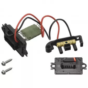 Résistance, pulseur d'air habitacle FEBI BILSTEIN 101014