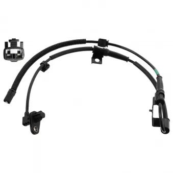 Capteur, vitesse de roue avant gauche FEBI BILSTEIN 107612