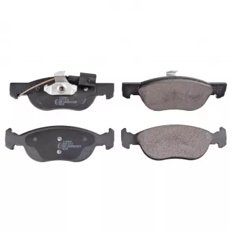 Jeu de 4 plaquettes de frein avant FEBI BILSTEIN 116000