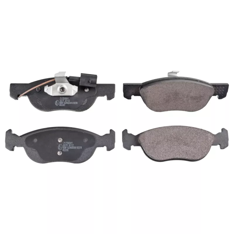 Jeu de 4 plaquettes de frein avant FEBI BILSTEIN 116000