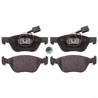 Jeu de 4 plaquettes de frein avant FEBI BILSTEIN 116003