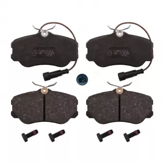 Jeu de 4 plaquettes de frein avant FEBI BILSTEIN 116004