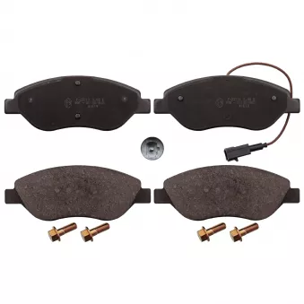 Jeu de 4 plaquettes de frein avant FEBI BILSTEIN 116013