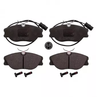Jeu de 4 plaquettes de frein avant FEBI BILSTEIN 116015