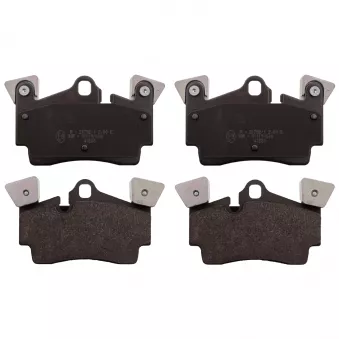 Jeu de 4 plaquettes de frein arrière FEBI BILSTEIN 116020