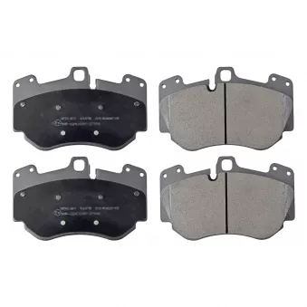 Jeu de 4 plaquettes de frein avant FEBI BILSTEIN