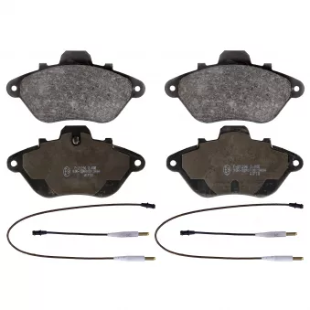 Jeu de 4 plaquettes de frein avant FEBI BILSTEIN 116039