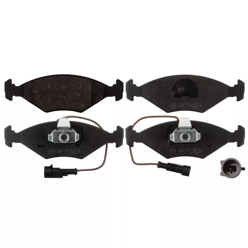 Jeu de 4 plaquettes de frein avant FEBI BILSTEIN 116052