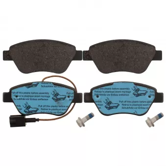 Jeu de 4 plaquettes de frein avant FEBI BILSTEIN 116055