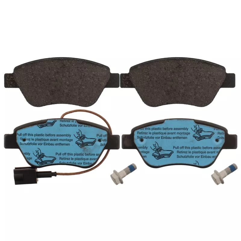Jeu de 4 plaquettes de frein avant FEBI BILSTEIN 116055