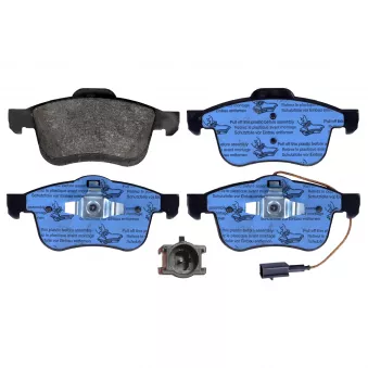 Jeu de 4 plaquettes de frein avant FEBI BILSTEIN 116059