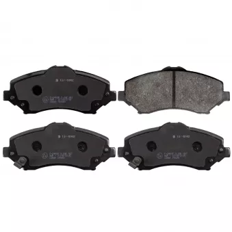 Jeu de 4 plaquettes de frein avant FEBI BILSTEIN 116063
