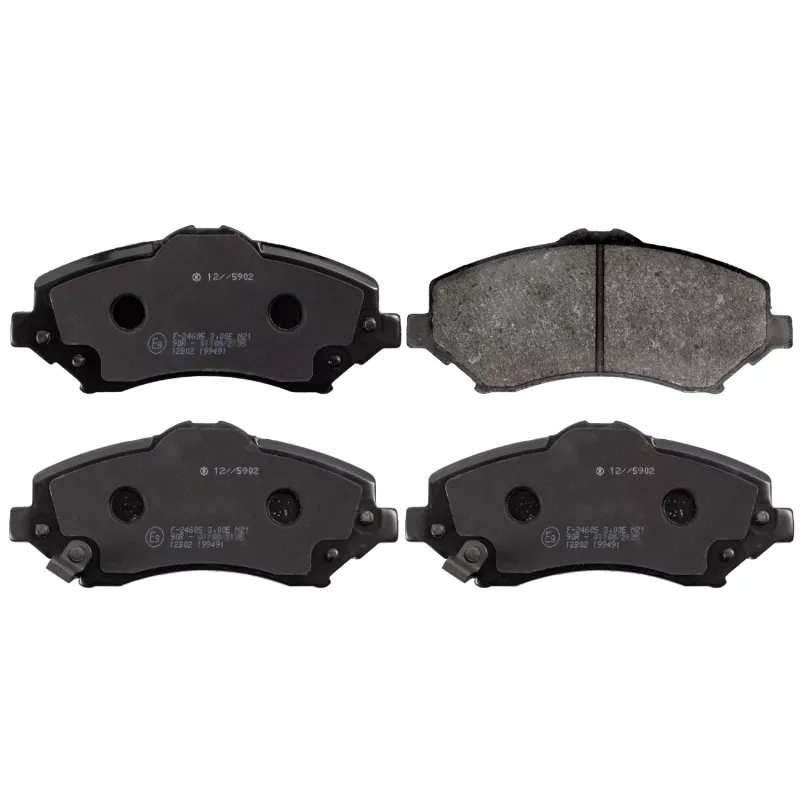 Jeu de 4 plaquettes de frein avant FEBI BILSTEIN 116063