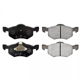 Jeu de 4 plaquettes de frein avant FEBI BILSTEIN 116067