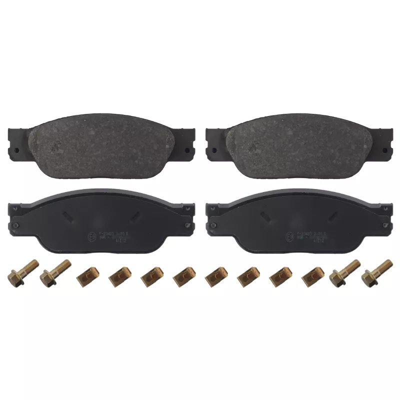 Jeu de 4 plaquettes de frein avant FEBI BILSTEIN 116085