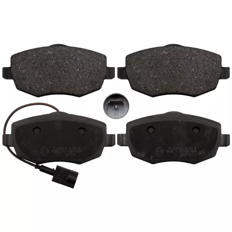 Jeu de 4 plaquettes de frein avant FEBI BILSTEIN 116097