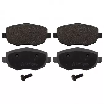 Jeu de 4 plaquettes de frein avant FEBI BILSTEIN 116098