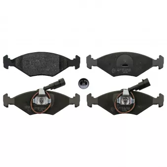 Jeu de 4 plaquettes de frein avant FEBI BILSTEIN 116101