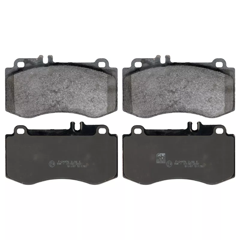 Jeu de 4 plaquettes de frein avant FEBI BILSTEIN 116131