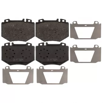 Jeu de 4 plaquettes de frein avant FEBI BILSTEIN 116137