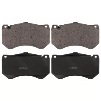 Jeu de 4 plaquettes de frein avant FEBI BILSTEIN 116143